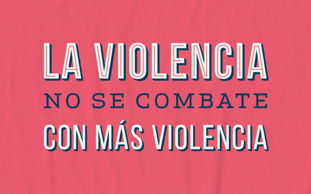 “La violencia no se combate con más violencia”: entrevista a Andrea Tuana